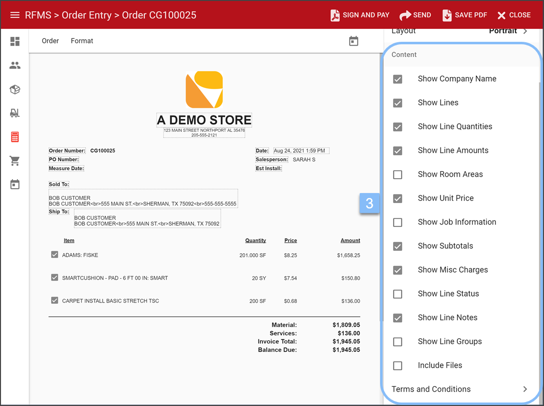 Customize PDF Document for Quote or Order – Apps
